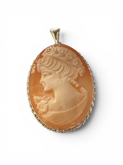 Colgante Mandile 1922 Mujer Cammei  in Plata Conchiglia 2MCICM236.4 - 2MCICM236.4